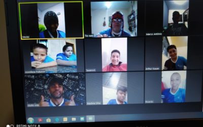 Bate-papo dos professores Ernani e Paulo Marco com Alunos da FRB